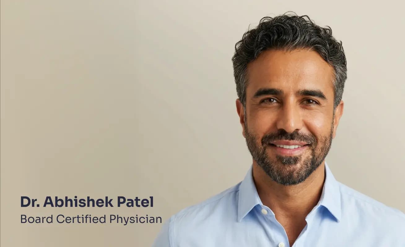 Smiling physician