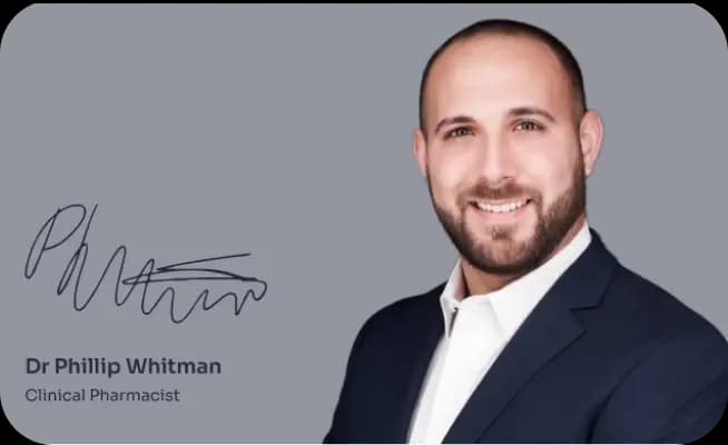 Smiling clinical pharmacist